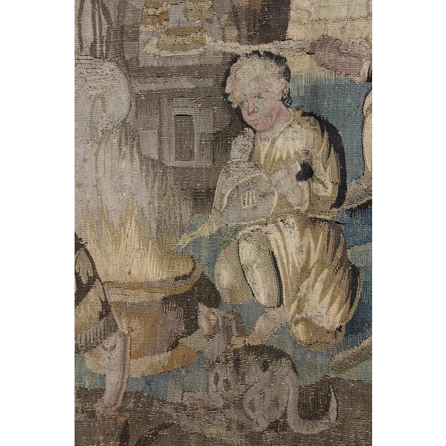 Flemish Verdure Garden Tapestry For Sale - Image 10 of 11