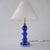 1920`s Italian Antique Murano Glass Table Lamp, Handblown Cobalt Blue Crystal, Barovier & Toso Style - Rewired For Sale - Image 12 of 14