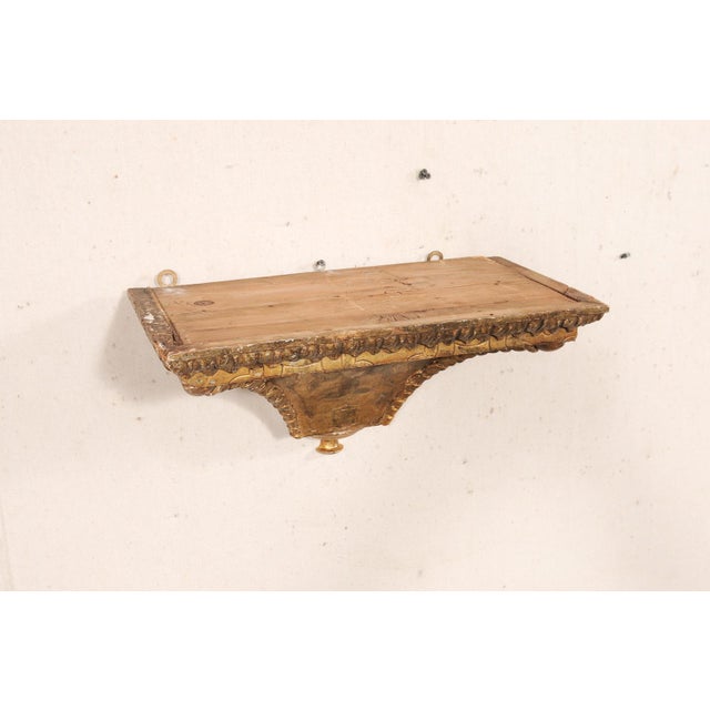 Brass Late 18th C. Gilt Shelf Bracket, France For Sale - Image 8 of 10