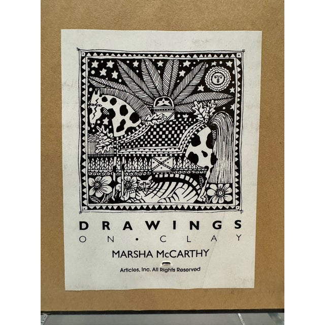 Marsha McCarthy Rejoice Signed Limited Edition 12/500 Drawings on Clay Framed For Sale - Image 9 of 9