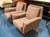Late 20th Century Pair of Vintage Upholstered Club Chairs For Sale - Image 5 of 5