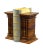 Traditional Brown Marble Bookends - a Pair For Sale - Image 3 of 3