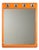 Vintage Aluminium and Plastic Mirror with 4 Lights, Italy, 1970s For Sale