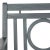 Elise 3 Seat Bench in Ash Grey & Beige For Sale - Image 4 of 6