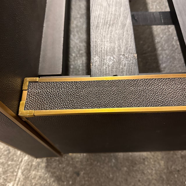 Bronze California King Van Thiel & Co. For Restoration Hardware Smythson Platform Bed For Sale - Image 8 of 12