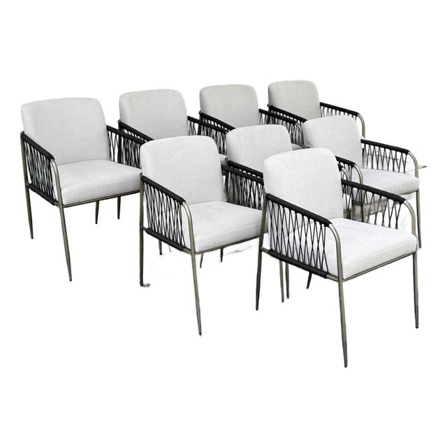 Design Plus Gallery presents a Set of Eight Remix Dining Chairs from Caracole. Mixing old and new, these remarkable chairs...