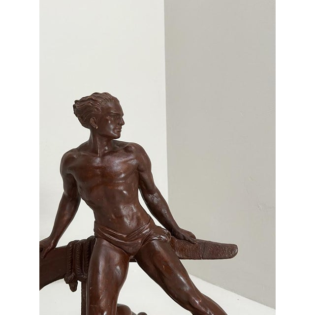 Ugo Cipriani, Art Deco Sculpture, 1930s, Terracotta For Sale - Image 3 of 6
