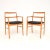 Vintage Danish Carver Chairs attributed to Arne Vodder for Sibast, 1960s, Set of 2 For Sale - Image 10 of 10