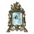 Vintage Boho Brass Cherub Frame For Sale