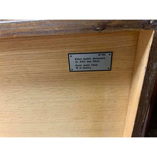 20th Century Dutch Style Oak Chest For Sale - Image 13 of 14