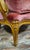 Louis XV Style Cabriolet Armchair in Carved Wood and Pink Velvet For Sale - Image 6 of 10
