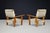 Italian Pine and Woven Cord Lounge Chairs, 1970s, Set of 2 For Sale - Image 10 of 17