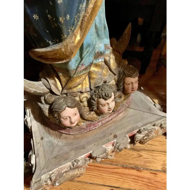 Gold Indo-Portuguese Sculpture, 17th Century For Sale - Image 8 of 11