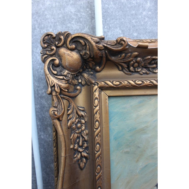 Lady Smoking, 1950s, Oil Painting, Framed For Sale - Image 11 of 18