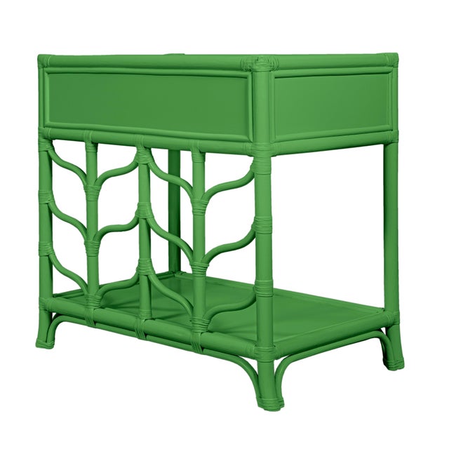 Bright Green Ivy Nightstand - Bright Green For Sale - Image 8 of 10