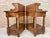 Wood Mid 20th Century Spanish Wood Nightstands, Set of 2 For Sale - Image 7 of 18