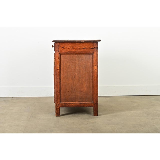 19th Century French 19th Century Petite Oak Buffet For Sale - Image 5 of 9