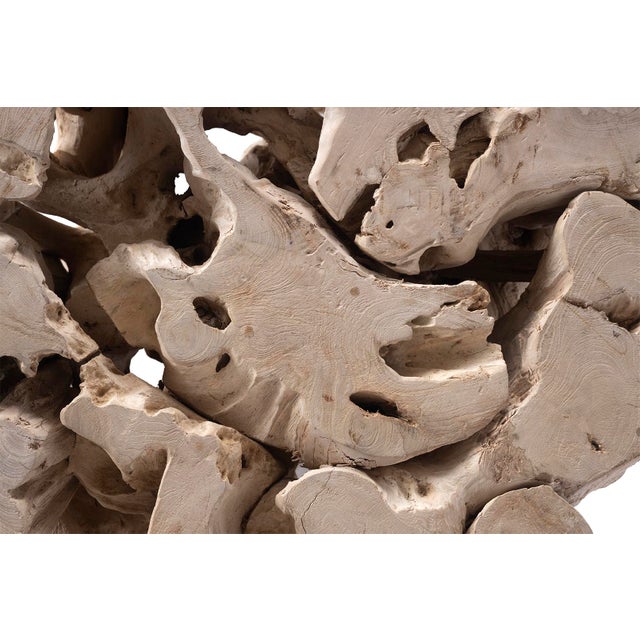 Late 20th Century Teak Driftwood Table Base For Sale In Dallas - Image 6 of 7