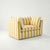 A joyous beautiful loveseat made by hand in the USA using natural materials with a large dollop of comfort. 'Tradition...