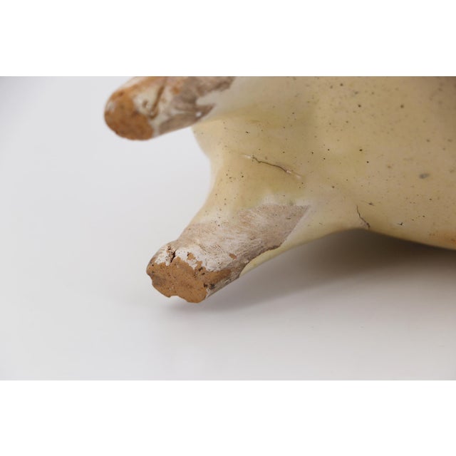 19th Century Glazed Earthenware Large Piggy Bank, Danish For Sale - Image 10 of 18