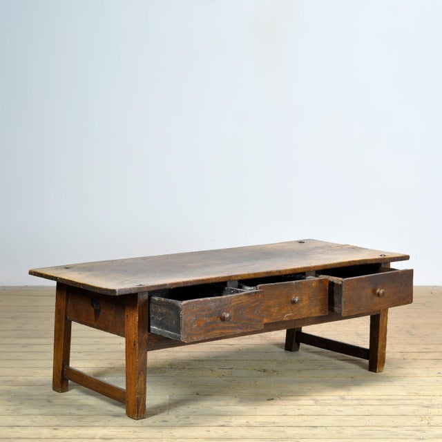Antique Oak Coffee Table, 1820 For Sale - Image 4 of 17