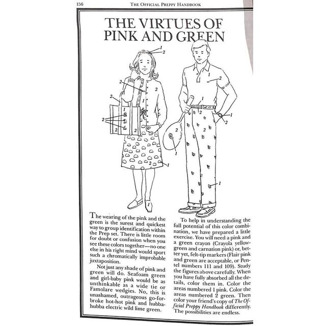 "The Official Preppy Handbook Uk Edition" 1981 Birnbach, Lisa [Edited By] For Sale - Image 10 of 16