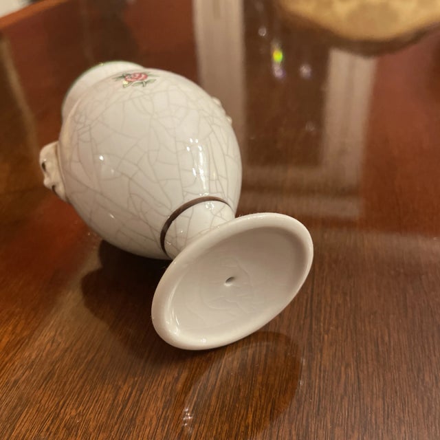 Early 20th Century Porcelain Apothecary Jar For Sale - Image 6 of 6