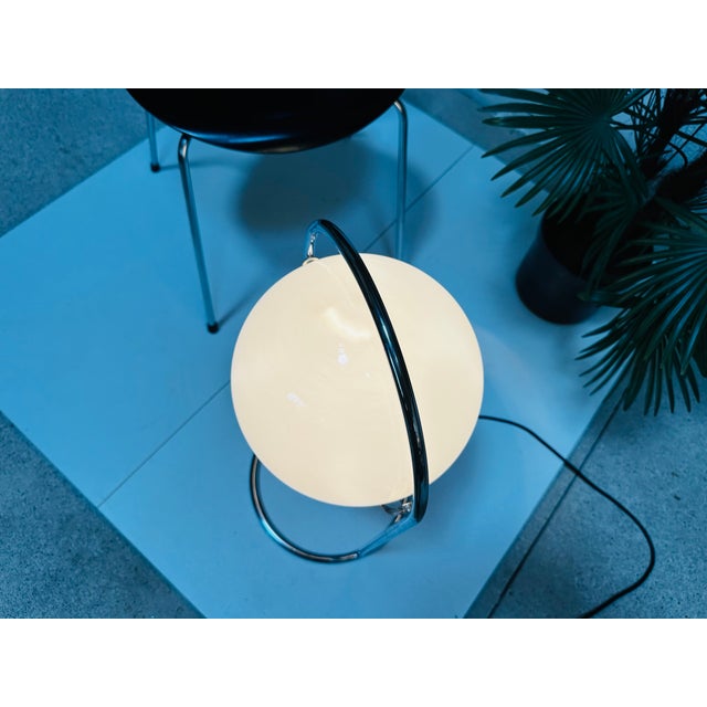 Mid-Century Space Age Modern Spherical Floor Lamp in Glass and Chrome, Germany, 1960s For Sale - Image 13 of 18