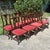 Mid-20th Century Lane Furniture French Provincial Paint Decorated Walnut Dining Chairs, Set of 8 For Sale - Image 15 of 15