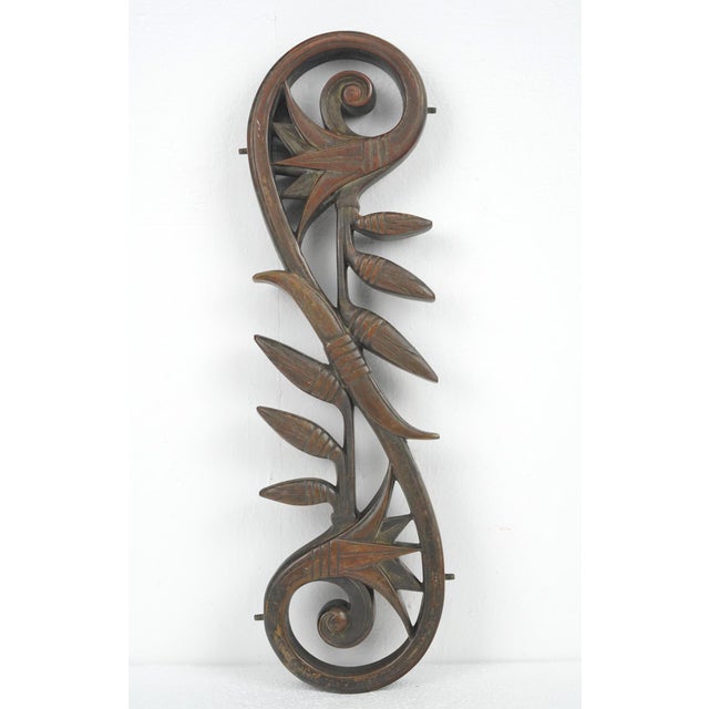 Mid 20th Century Reclaimed 18.25 In. Art Nouveau Bronze Piece For Sale - Image 5 of 8