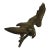 Large Brass Replica Sculpture of an American Bald Eagle For Sale
