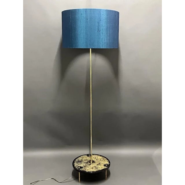 Floor Lamp in Fractal Resin, 1970s For Sale - Image 6 of 9