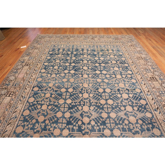 Traditional Nazmiyal Collection Antique East Turkestan Khotan Rug For Sale - Image 3 of 9