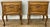 This elegant pair of Vintage French Louis bedside tables combines classic French styling with practical storage and...