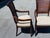 Vintage 1960s Drexel Heritage Mahogany Oval Dining Table & 4 Cane Back Chairs For Sale - Image 12 of 13