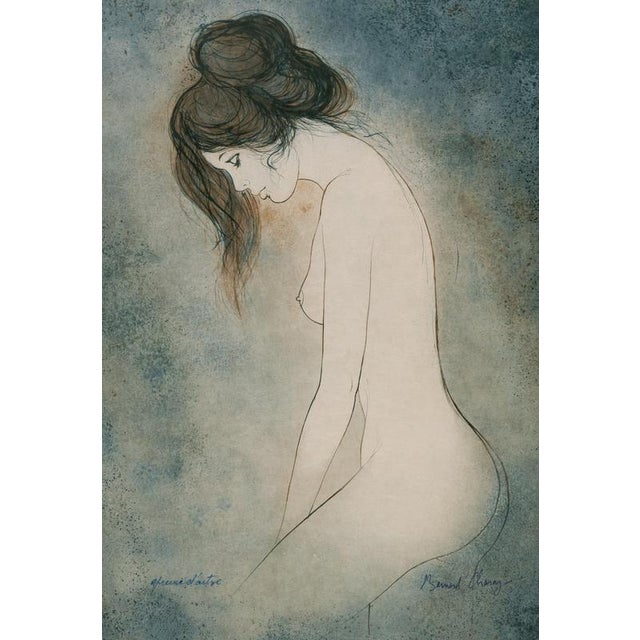Bernard CHAROY (1931-2024) Dominique on a Blue Background Original color lithograph Signed in felt-tip pen Marked as...