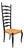 1960s High Back Chair, Italian , Chiavari Style, Buffa, Ponti Style, Cane, Black For Sale
