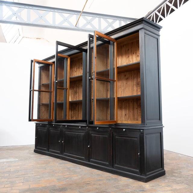 20th Century Wooden Bookcase, 1900 For Sale - Image 6 of 12