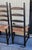 Set of Four Mid 19th Century Decorated Ladder Back Chairs For Sale - Image 4 of 8