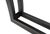Modern Modern Console Table With Limestone Top and Steel Base For Sale - Image 3 of 9