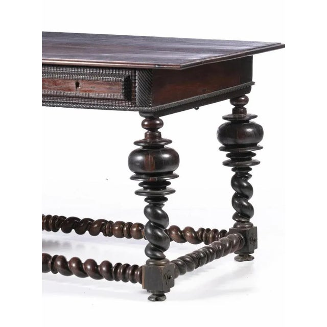 Baroque Portuguese Buffet Table, 17th Century For Sale - Image 3 of 7