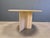 Round Italian Travertine Dining Table 1970s For Sale - Image 11 of 13