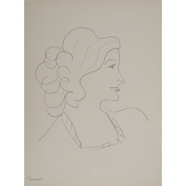 Henri Matisse, La muse souriante, Lithograph For Sale