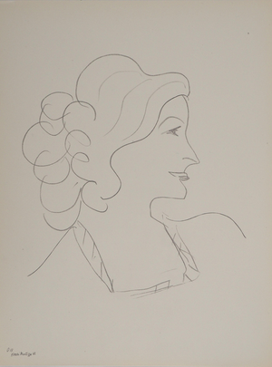 Henri Matisse, La muse souriante, Lithograph