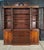 1940s Baker Manor House English George III Mahogany Breakfront China Cabinet Bookcase For Sale - Image 6 of 15