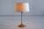 Mid-Century Modern B-024 Brass Table Lamp with Beige Silk Shade from Bergboms, Sweden, 1960s For Sale - Image 3 of 11