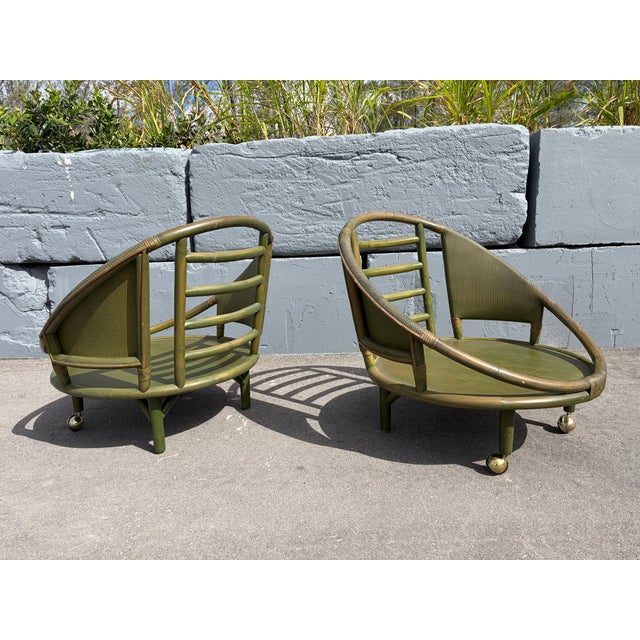 1950s Bamboo Lounge Chairs For Sale - Image 16 of 16