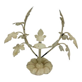 Vintage Italian Tole Candleholder For Sale