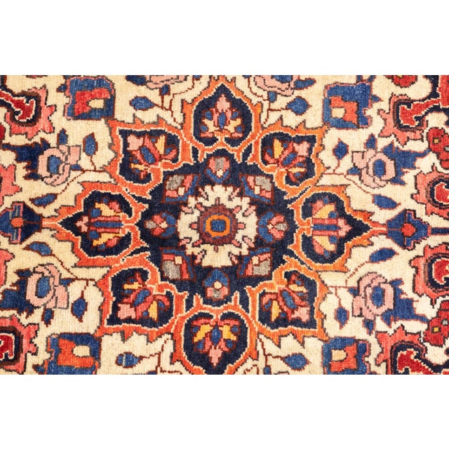 Semi-Antique Hand-Knotted Persian Bakhtiari Rug 5'5" X 8'9" For Sale - Image 17 of 18