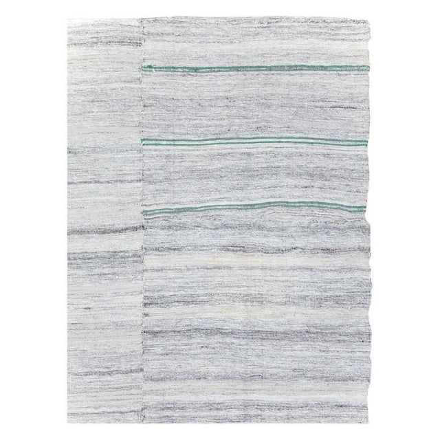 Modern Galerie Shabab Collection Mid-20th Century Handmade Turkish Flatweave Kilim Accent Rug For Sale - Image 3 of 10